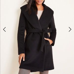 Ann Taylor black wool coat